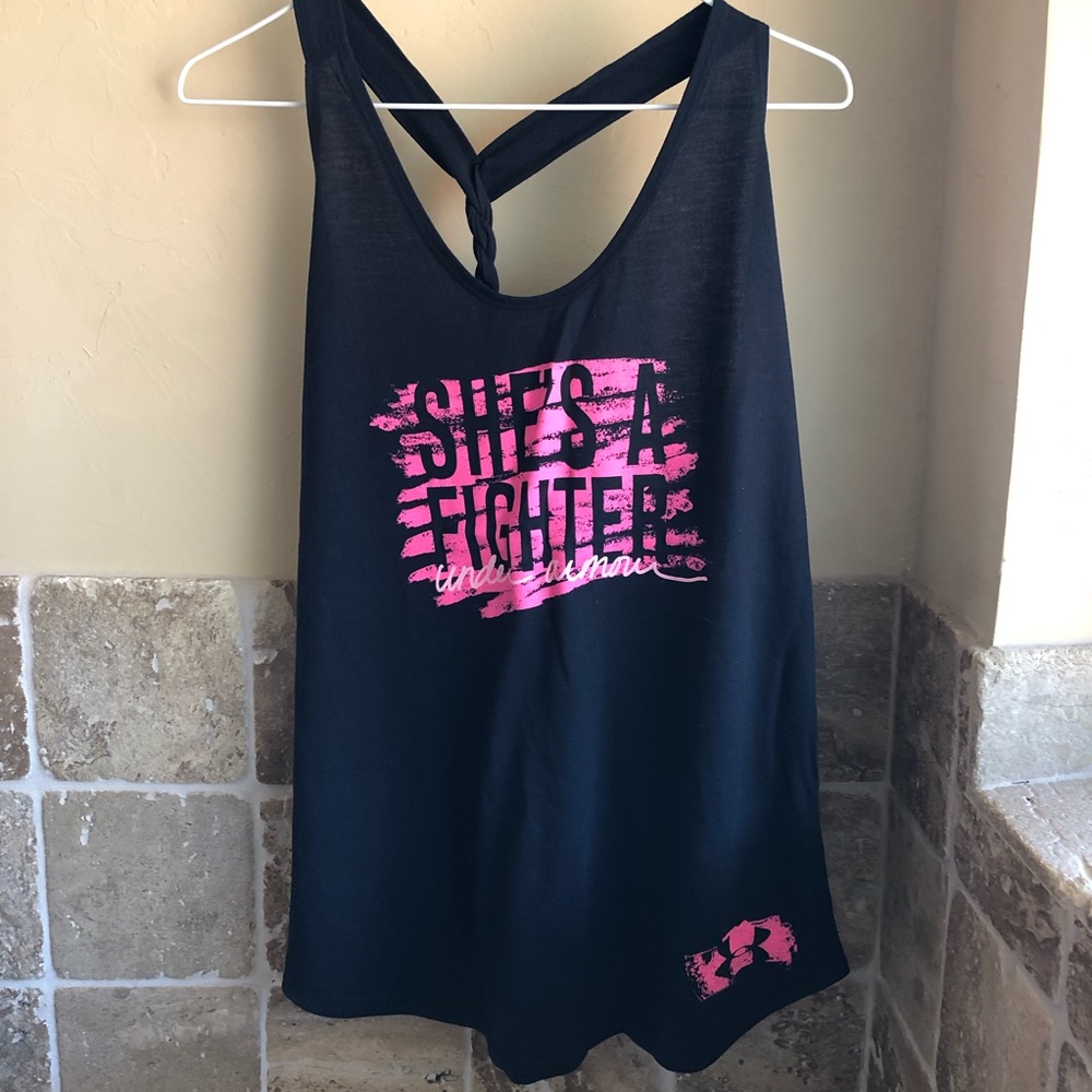 Women’s Under Armour Power in Pink tank